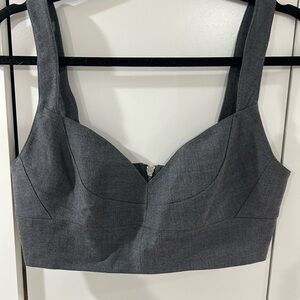 Michael Kors Charcoal Bra Top